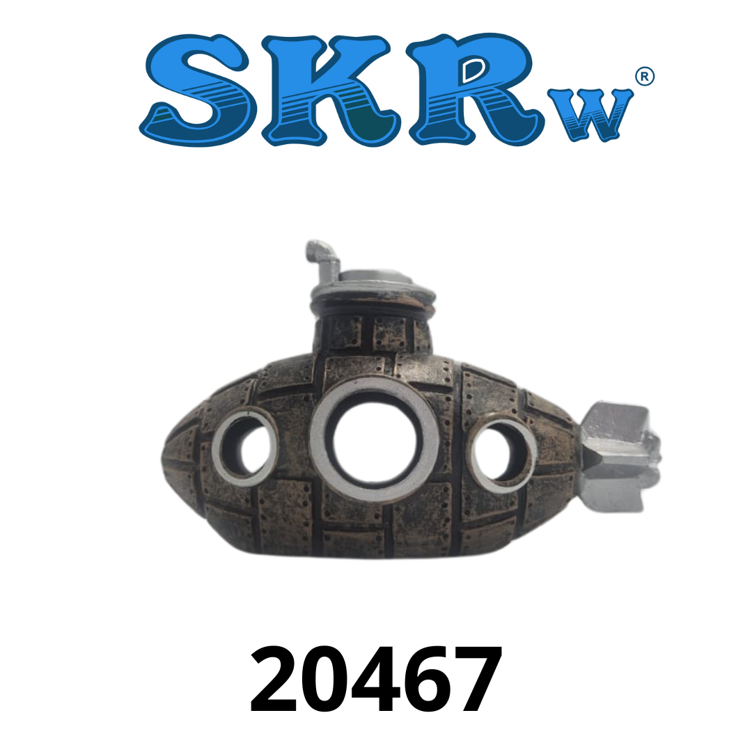 SKRw ENFEITE RESINA K- SUBMARINO 11 12*6*7CM