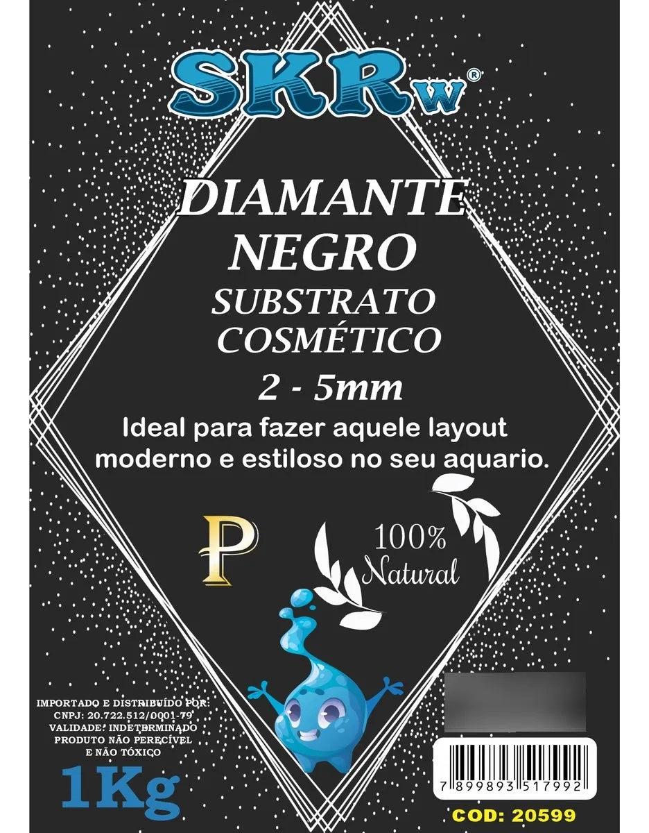 SKRw SUBST.COSMETICO DIAMANTE NEGRO 2-5 MM - KL