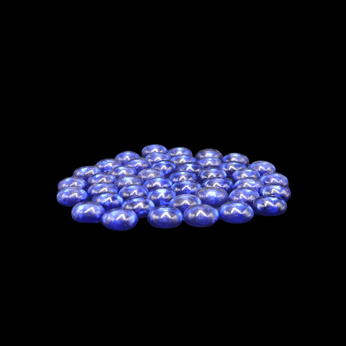 SKRw ENFEITE DE VIDRO F-17-19 BRILHANTE AZUL 200G