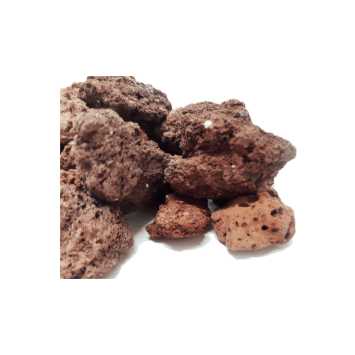 SKRw LAVA ROCK CASCALHO BLACK 5 A 7MM 1 KILO