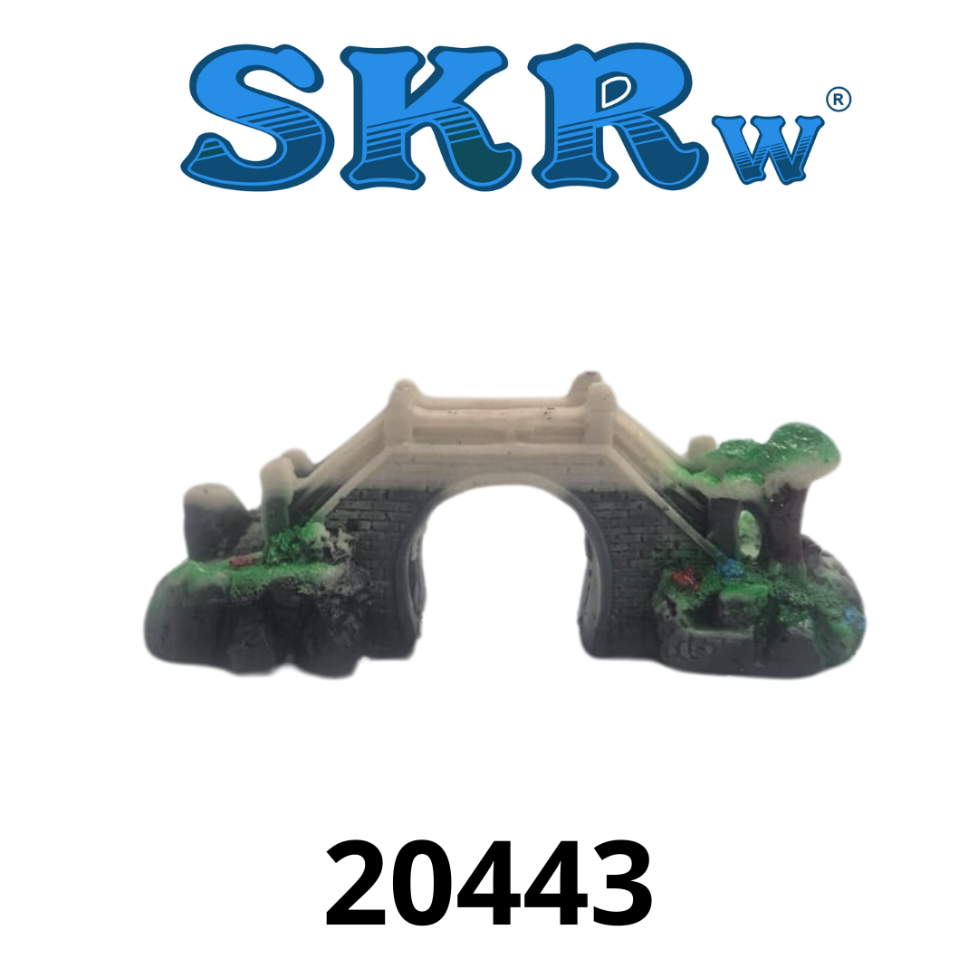SKRw ENFEITE RESINA K- 120 PONTE BRANCA 15*5*5CM