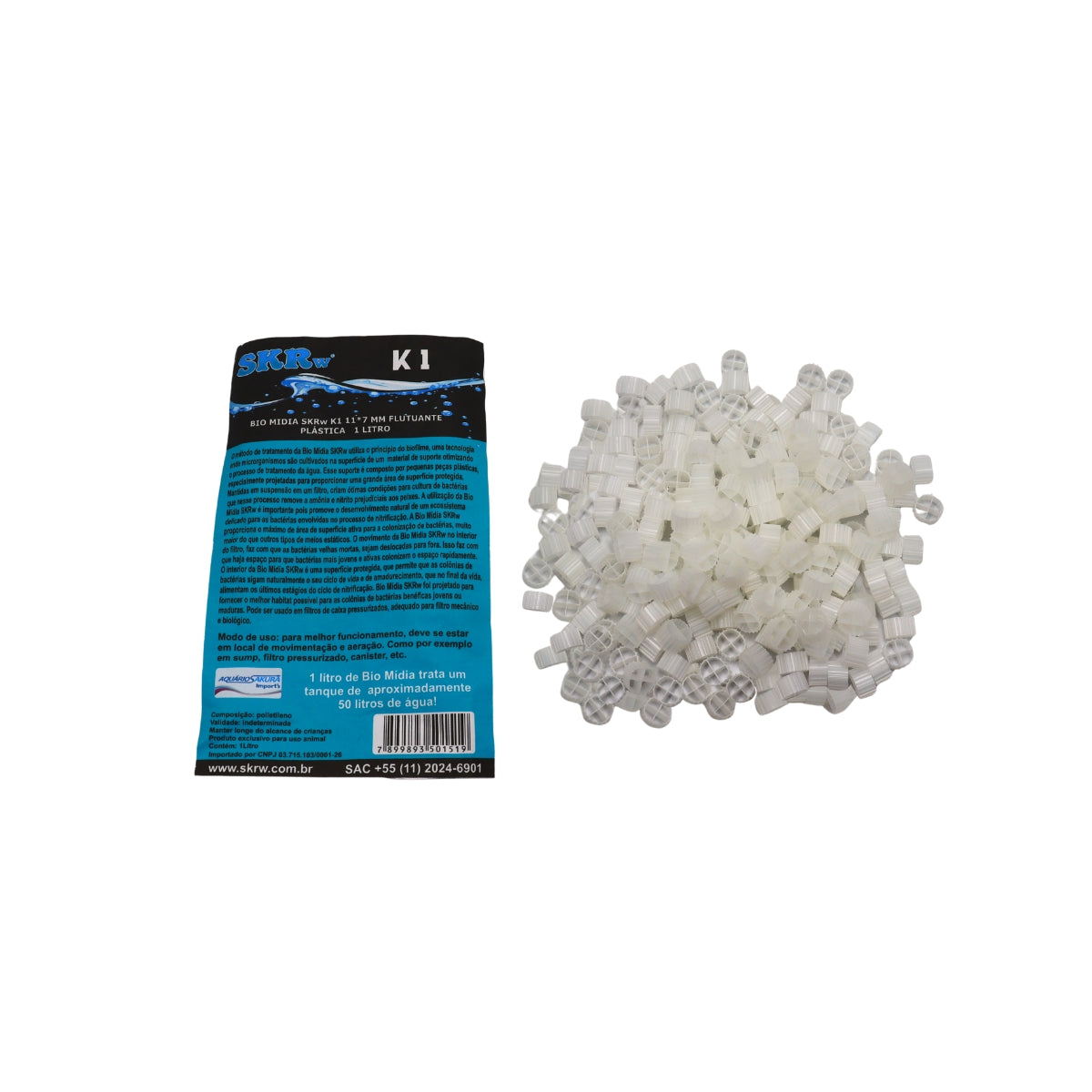 SKRw BIO MIDIA K1 11*7 MM FLUT.PLAST. 1 LT