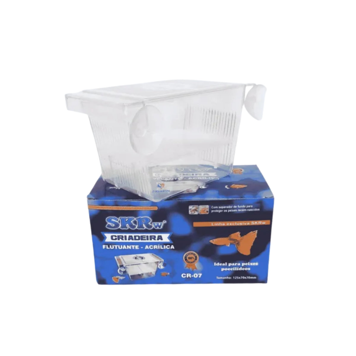 SKRw CRIADEIRA CR-07 FLUTUANT.ACRILICA 12X7X7 MINI