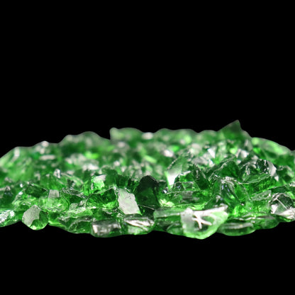 SKRw ENFEITE DE VIDRO F- 6-9  GREEN 200G