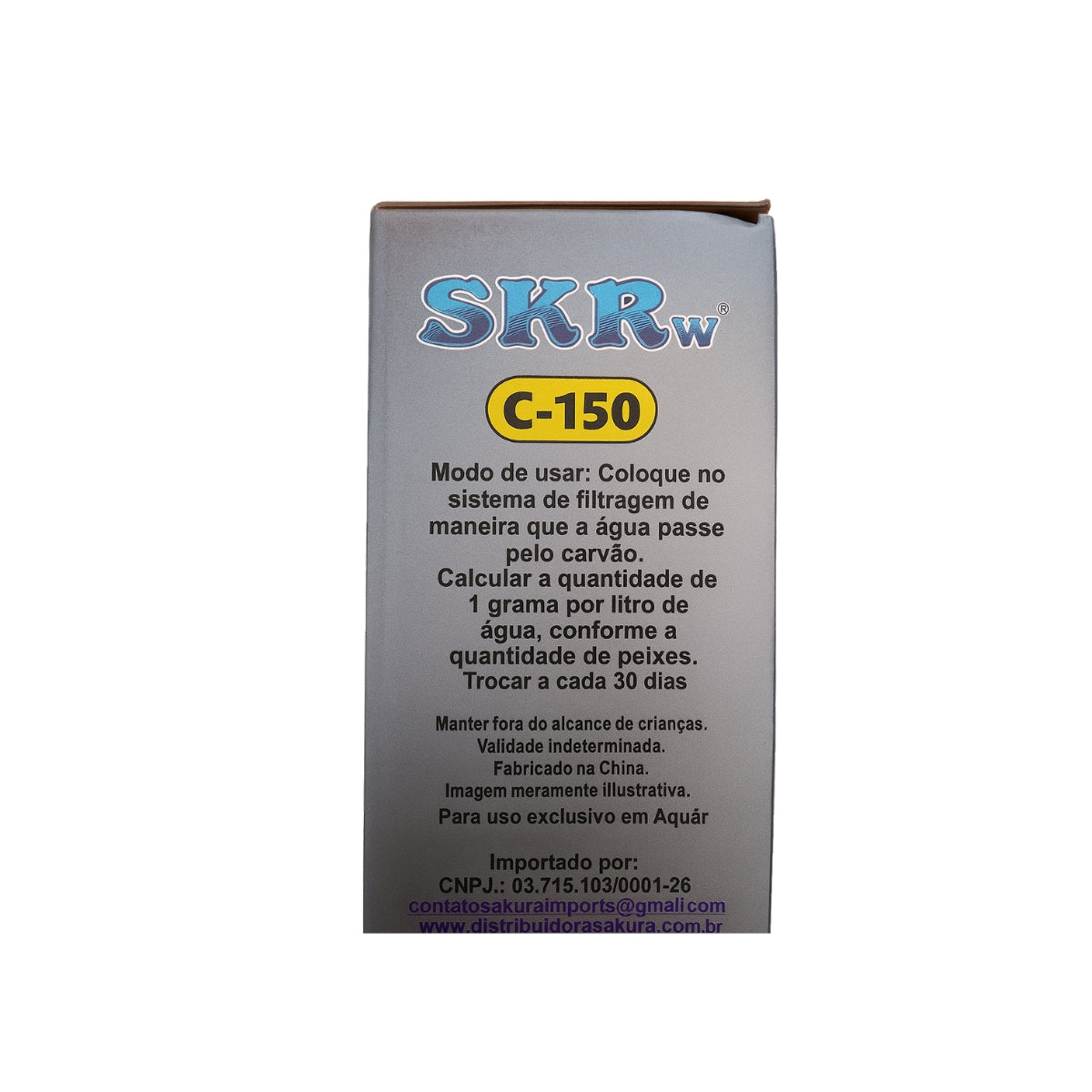 SKRw CARVAO ATIVADO   PELET.COM BOLSA  C- 150 150G