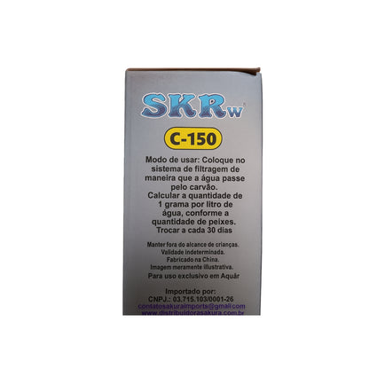 SKRw CARVAO ATIVADO   PELET.COM BOLSA  C- 150 150G