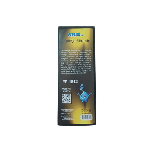 SKRw ESPONJA BIO. EF-1812 32X12 35/60PPI PRETA