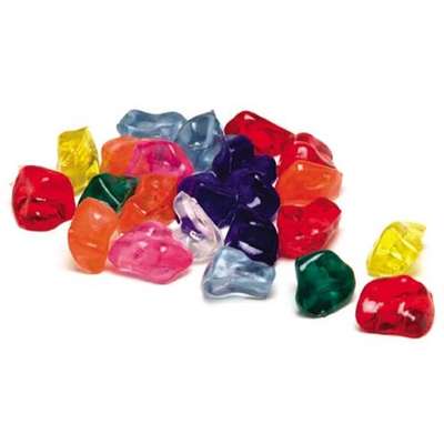 MR PET ENFEITE PLASTICO PEDRAS COLORIDAS 150G 0951