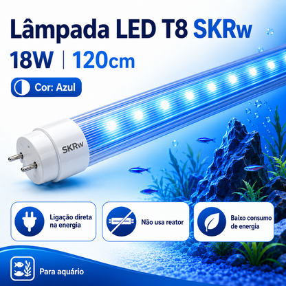 SKRw LAMPADA DE LED TUBOL.T8 18W 120CM