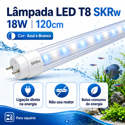 SKRw LAMPADA DE LED TUBOL.T8 18W 120CM
