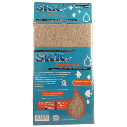 SKRw ESPONJA FILTRANTE REMOVE AMONIA  44X25CM