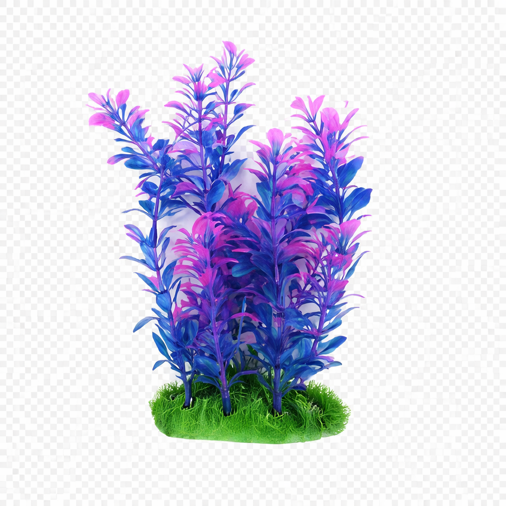 SKRw PLANTA ARTIFICIAL LX-M 802 10X22 CM ROSA/AZUL