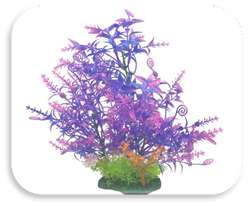 SKRw PLANTA ARTIFICIAL K-711 12X28CM AZUL/ROSA