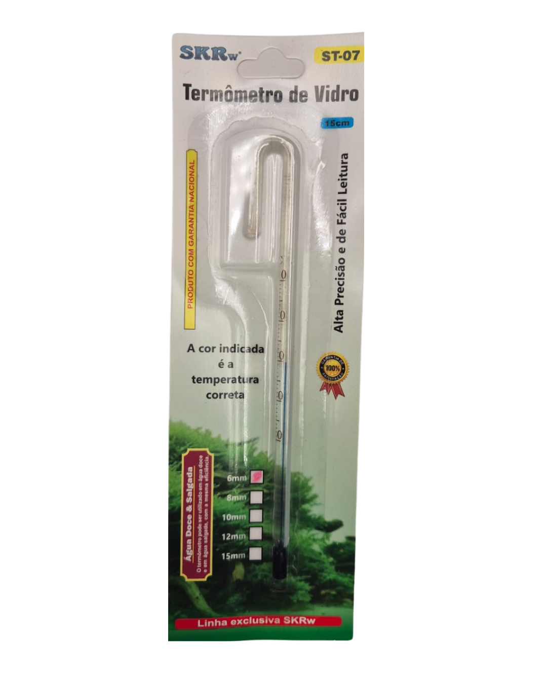SKRw TERMOMETRO ST-07 DE PENDURAR ATE  6MM - 15CM