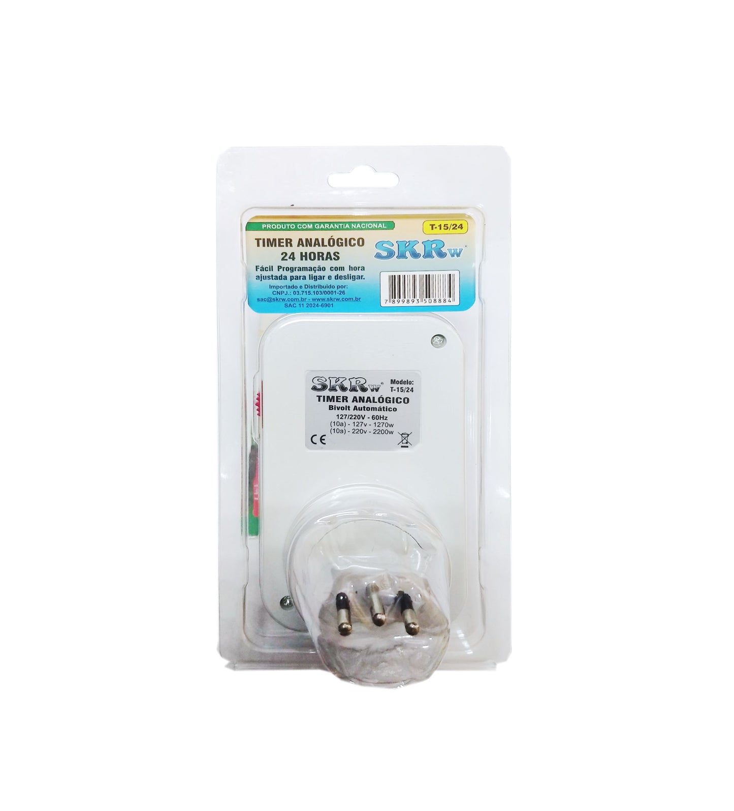 SKRw TIMER ANALOGICO T-15/24   BIVOLT