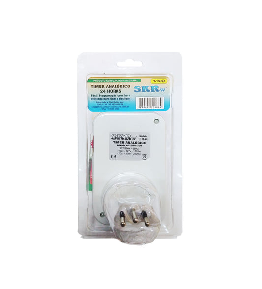 SKRw TIMER ANALOGICO T-15/24   BIVOLT