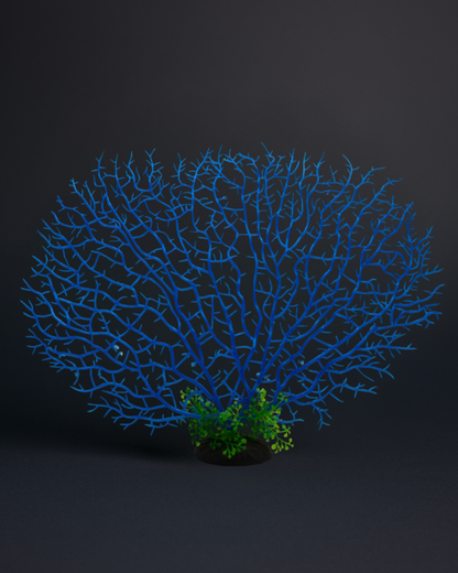 SKRw PLANTA ARTIFICIAL K-410 30X25CM CORAL AZUL
