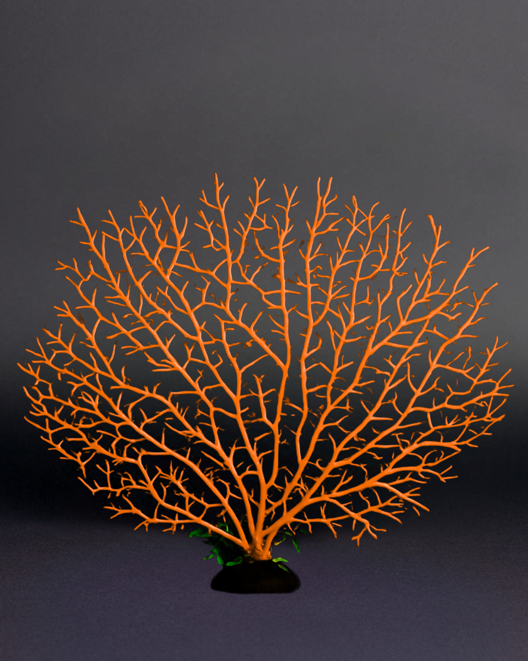 SKRw PLANTA ARTIFICIAL K-412 30X25CM CORAL LARANJA