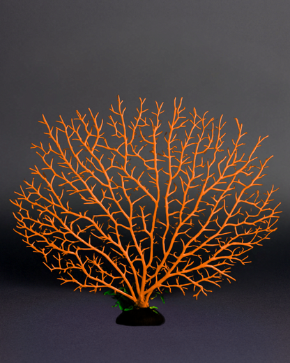 SKRw PLANTA ARTIFICIAL K-412 30X25CM CORAL LARANJA
