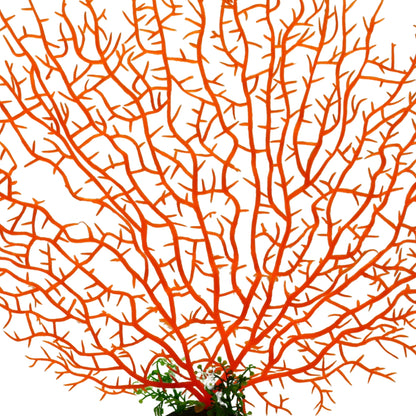 SKRw PLANTA ARTIFICIAL K-412 30X25CM CORAL LARANJA