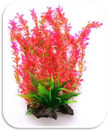 SKRw PLANTA ARTIFICIAL G-1503 38X18CM ROSA/VERDE