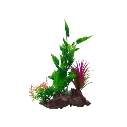 SKRw PLANTA ARTIFICIAL K-706 20CM TRONCO VD/ROSA