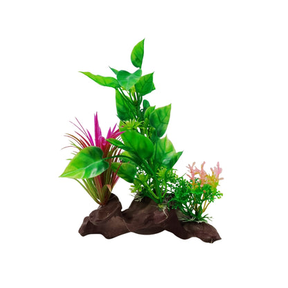 SKRw PLANTA ARTIFICIAL K-706 20CM TRONCO VD/ROSA