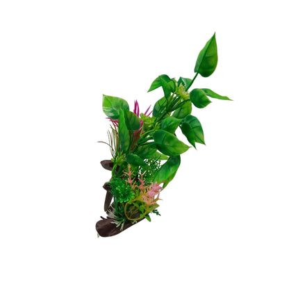 SKRw PLANTA ARTIFICIAL K-706 20CM TRONCO VD/ROSA