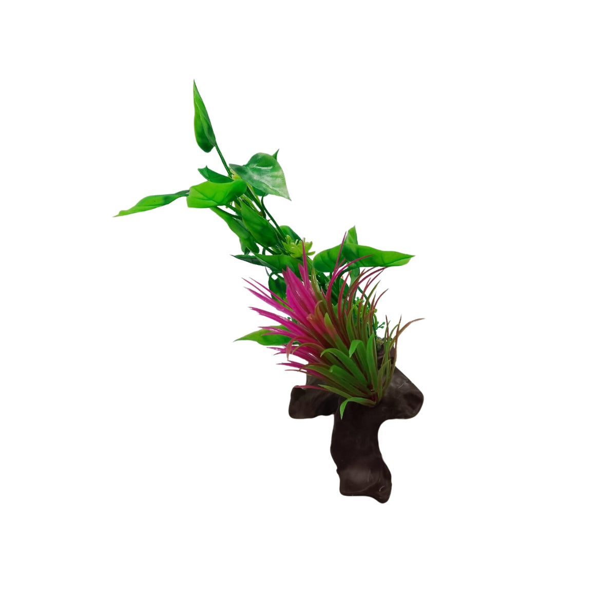 SKRw PLANTA ARTIFICIAL K-706 20CM TRONCO VD/ROSA
