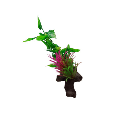 SKRw PLANTA ARTIFICIAL K-706 20CM TRONCO VD/ROSA
