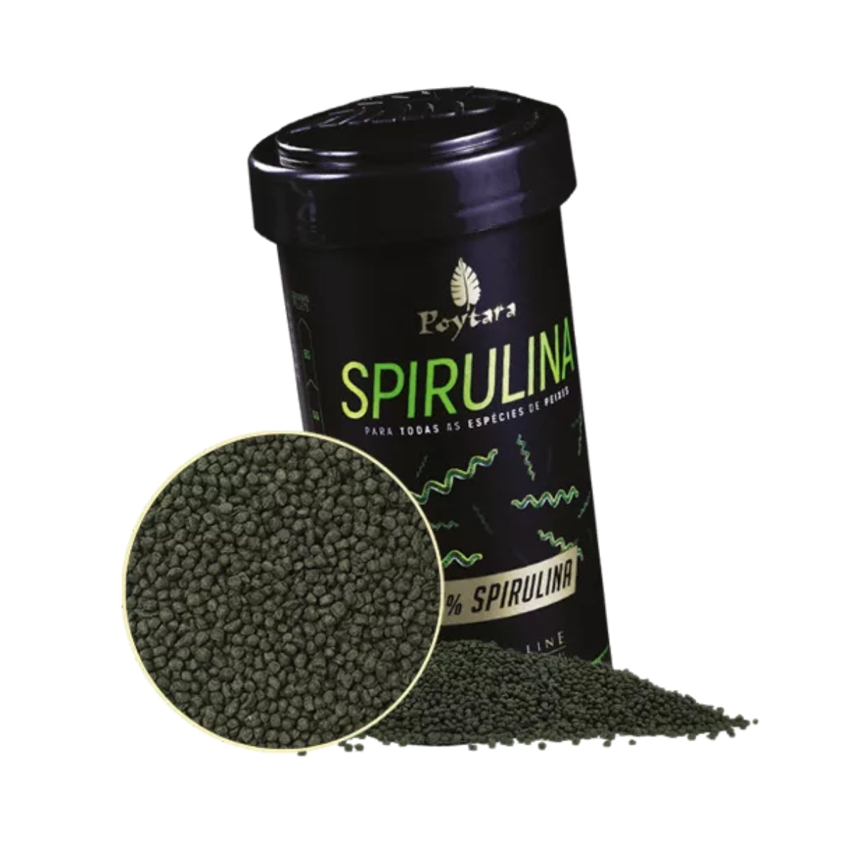 POYTARA SPIRULINA BLACK LINE 120G