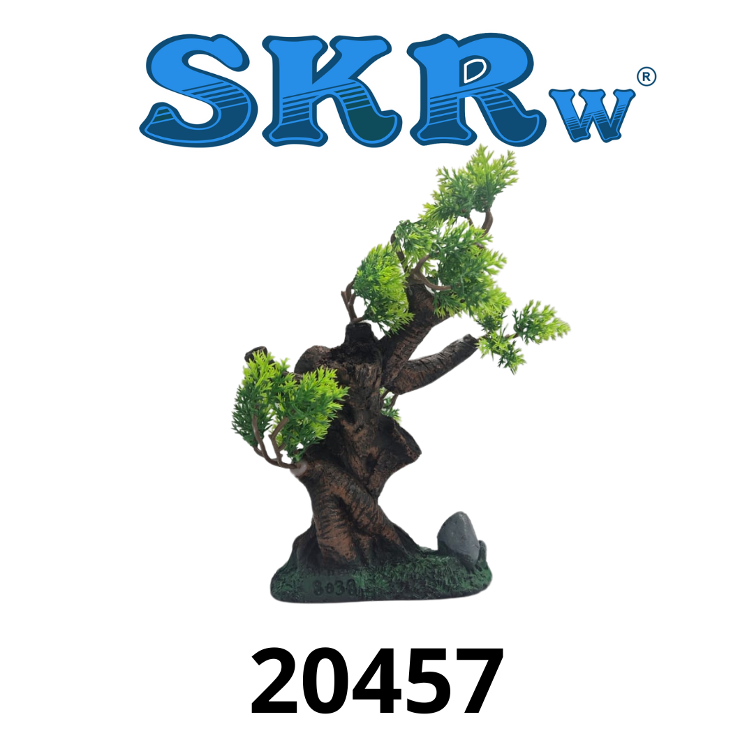 SKRw ENFEITE RESINA K- 8038 BONSAI 33*24*31CM