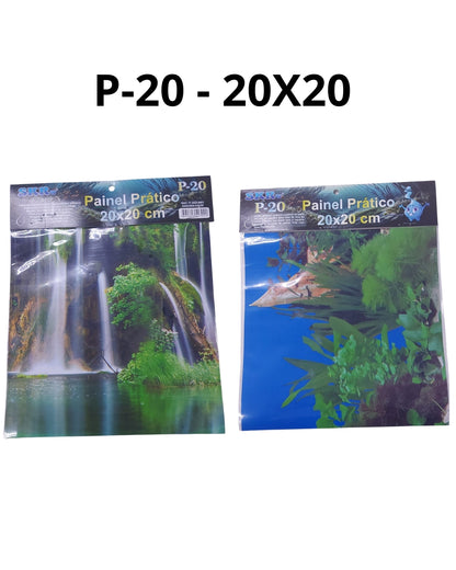 SKRw PAINEL PRATICO P-20 P/ AQUARIO DE 20X20CM