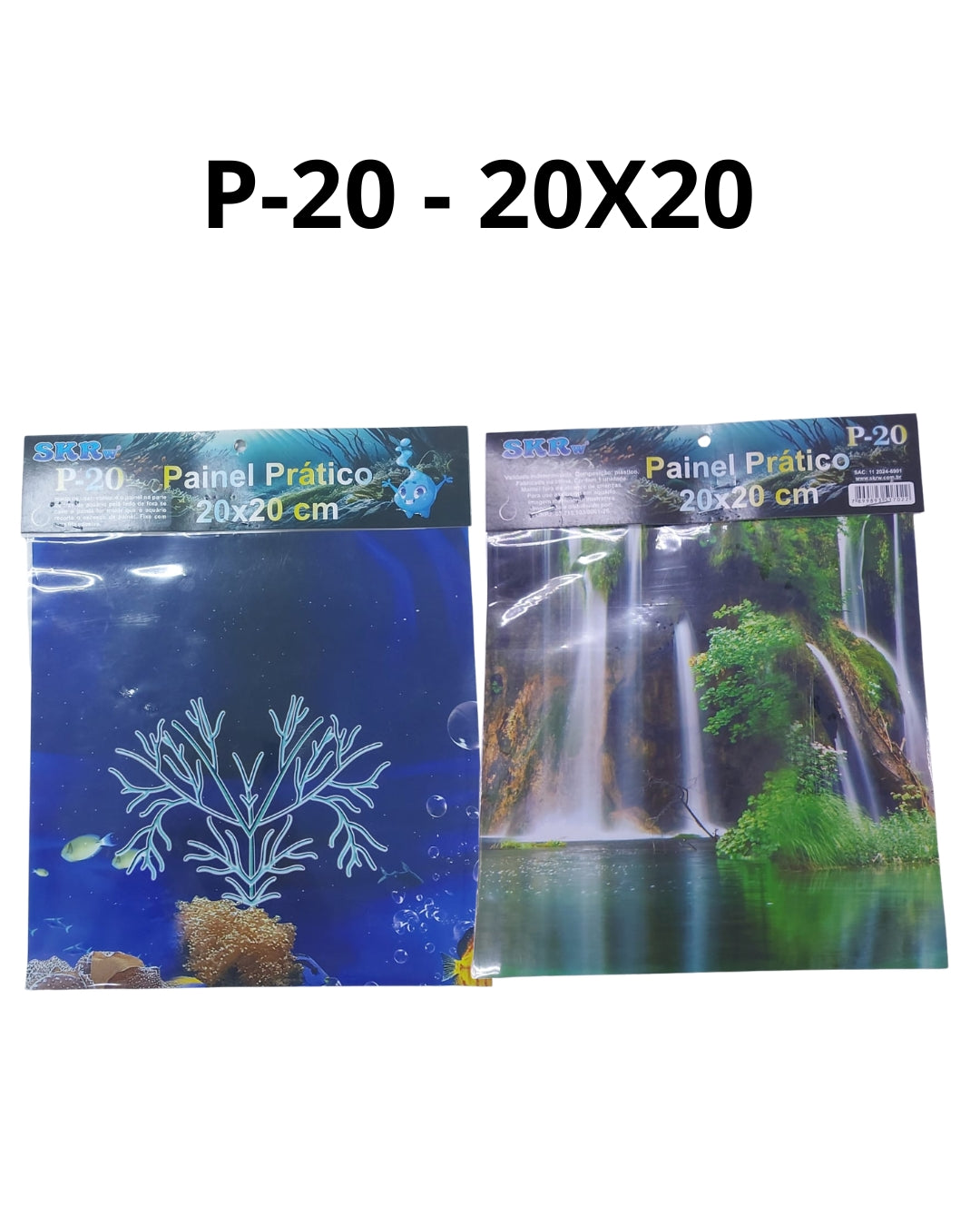 SKRw PAINEL PRATICO P-20 P/ AQUARIO DE 20X20CM