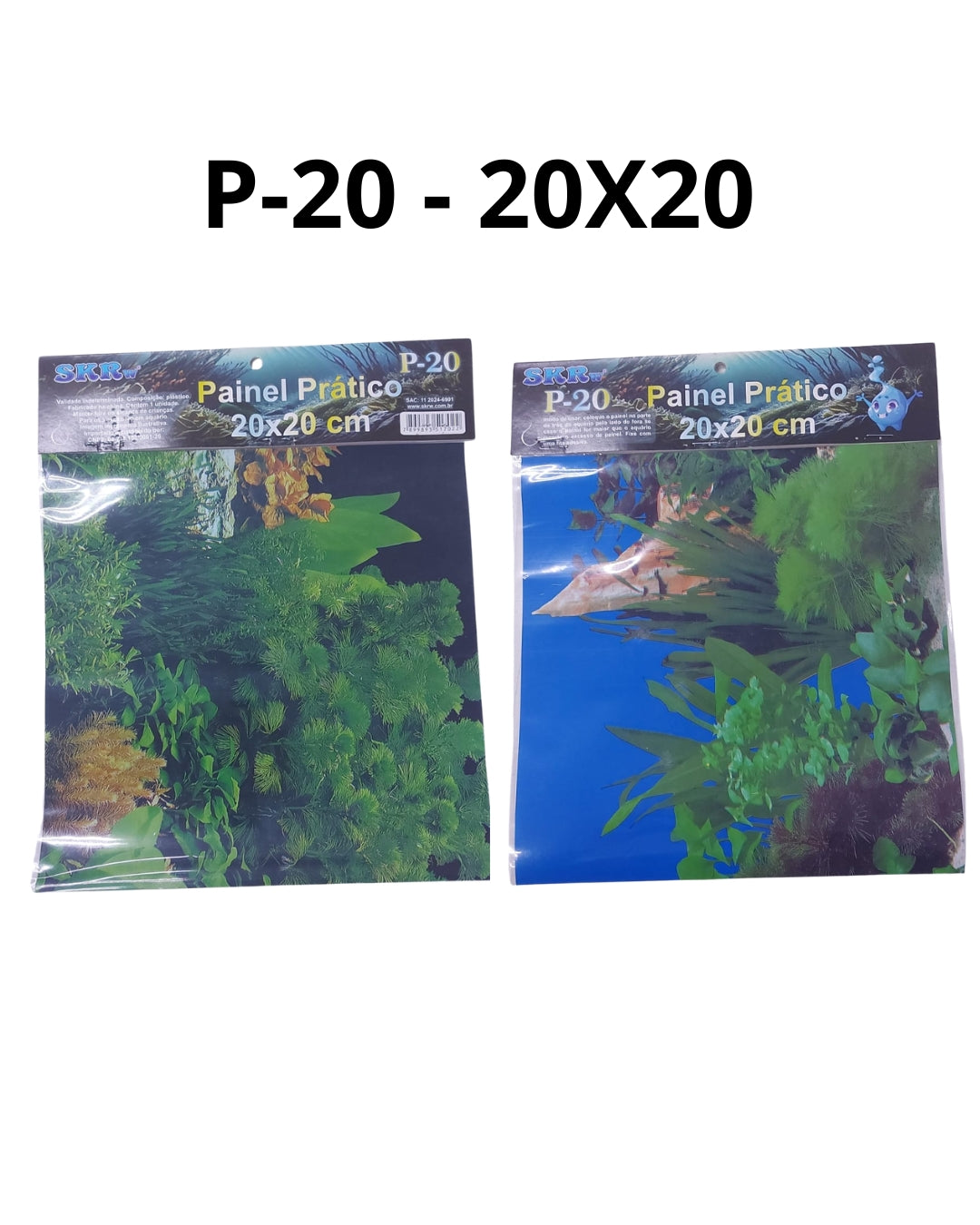 SKRw PAINEL PRATICO P-20 P/ AQUARIO DE 20X20CM