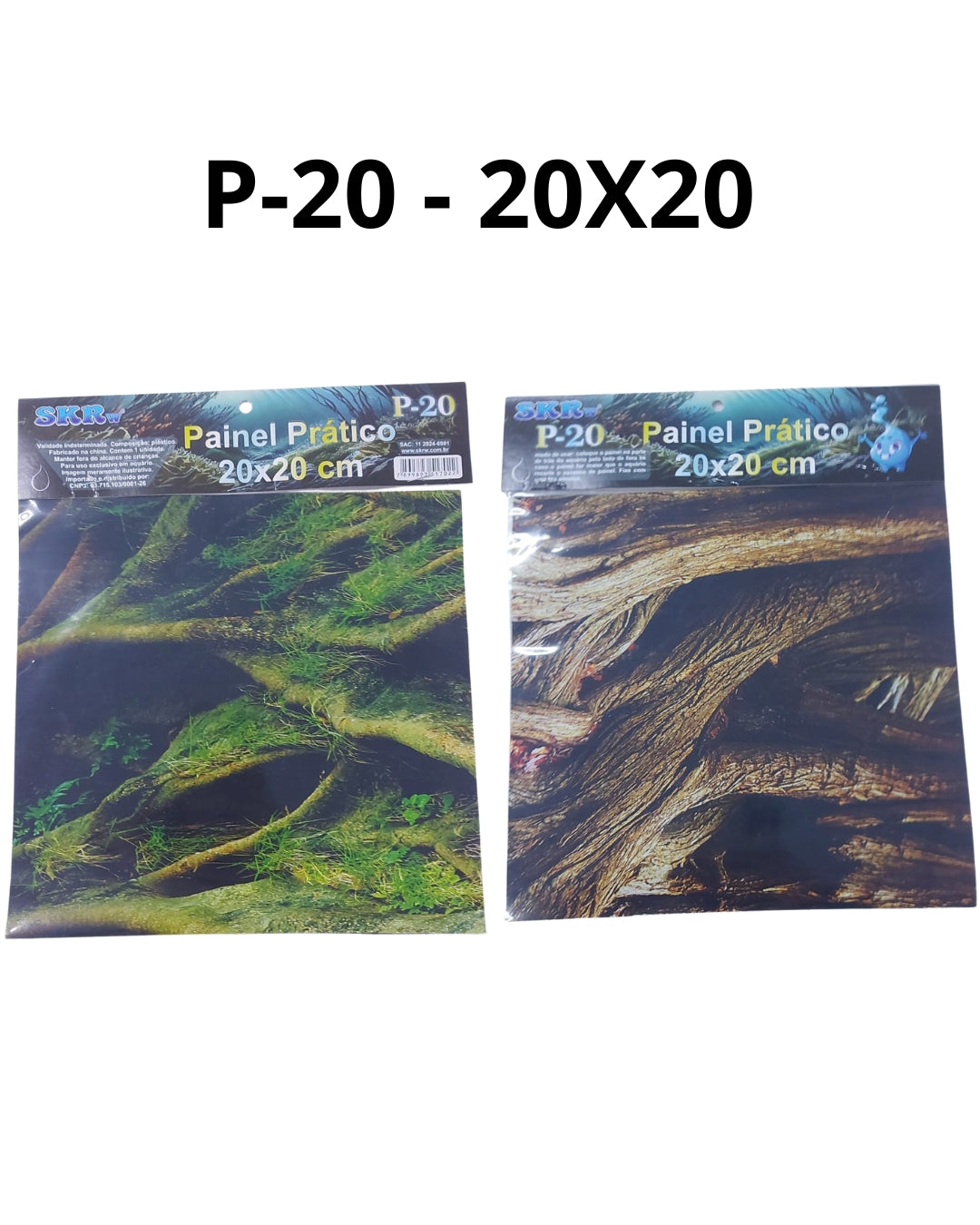 SKRw PAINEL PRATICO P-20 P/ AQUARIO DE 20X20CM