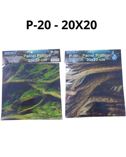 SKRw PAINEL PRATICO P-20 P/ AQUARIO DE 20X20CM