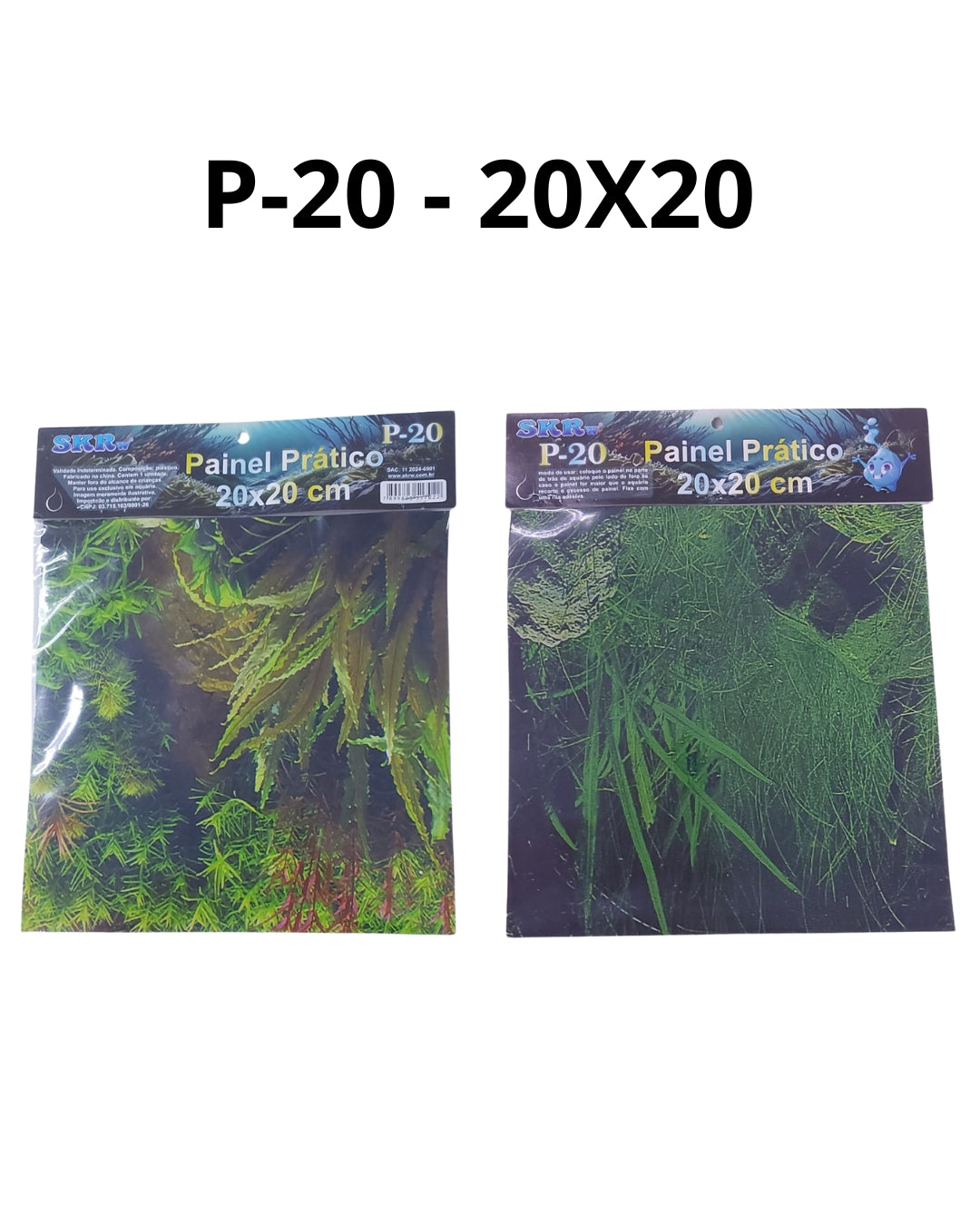 SKRw PAINEL PRATICO P-20 P/ AQUARIO DE 20X20CM