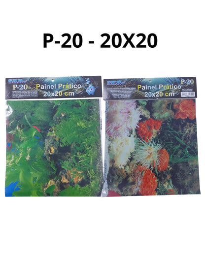 SKRw PAINEL PRATICO P-20 P/ AQUARIO DE 20X20CM