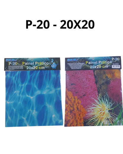 SKRw PAINEL PRATICO P-20 P/ AQUARIO DE 20X20CM