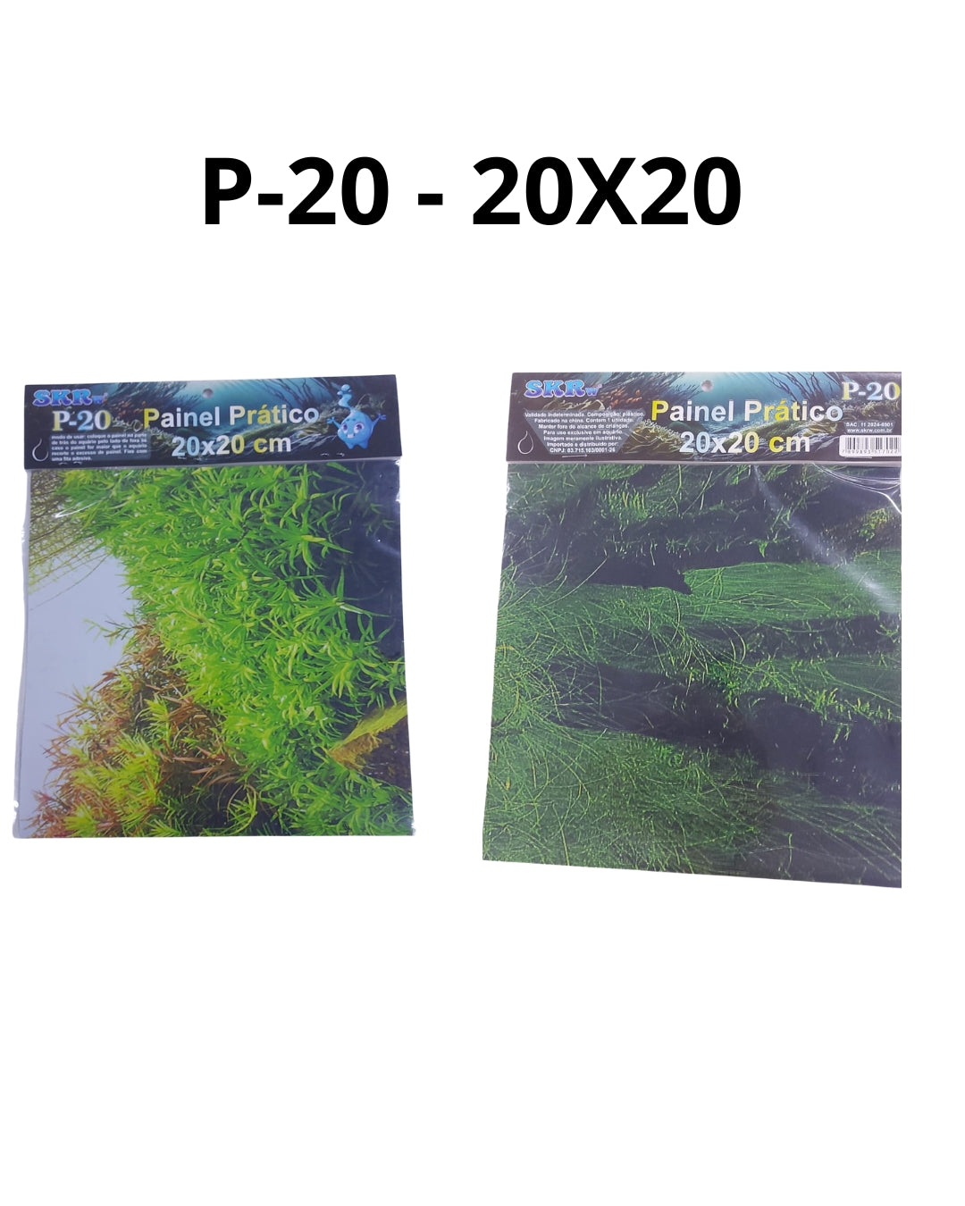 SKRw PAINEL PRATICO P-20 P/ AQUARIO DE 20X20CM
