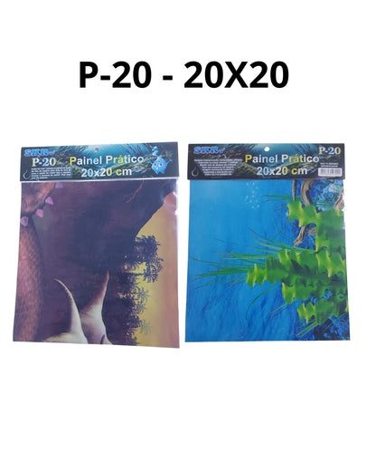 SKRw PAINEL PRATICO P-20 P/ AQUARIO DE 20X20CM