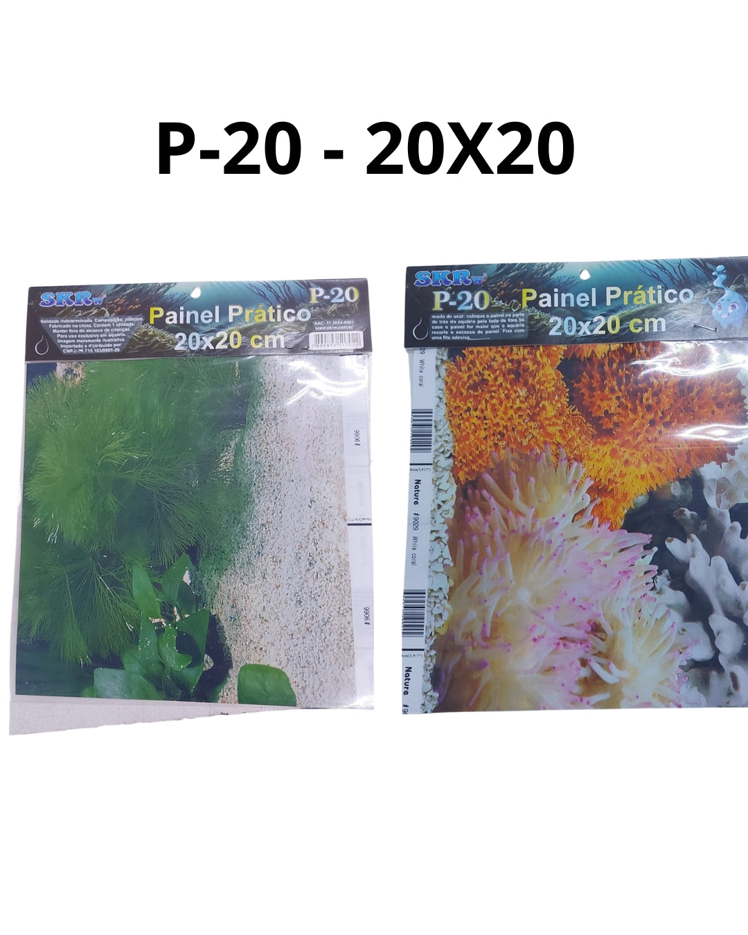 SKRw PAINEL PRATICO P-20 P/ AQUARIO DE 20X20CM