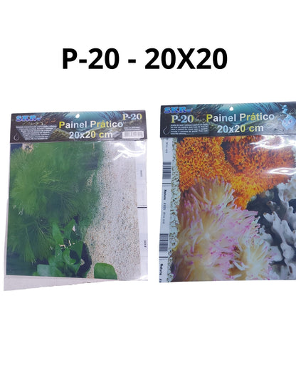 SKRw PAINEL PRATICO P-20 P/ AQUARIO DE 20X20CM