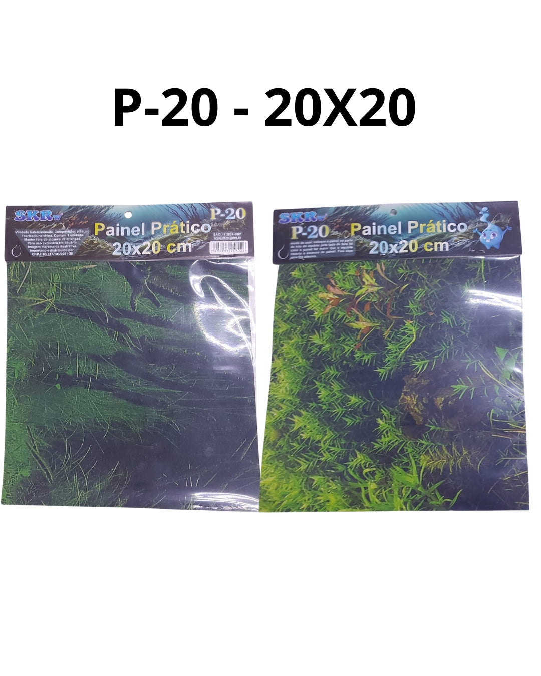 SKRw PAINEL PRATICO P-20 P/ AQUARIO DE 20X20CM