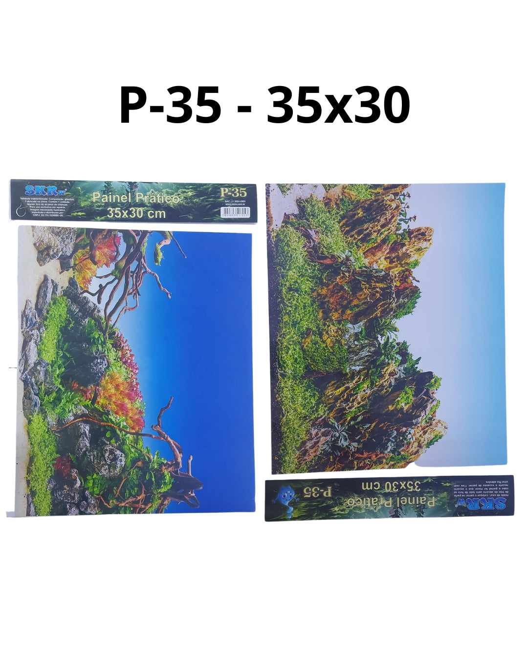 SKRw PAINEL PRATICO P-35 P/ AQUARIO DE 35X30CM