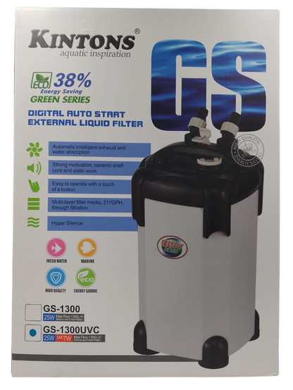 KINTONS FILTRO CANISTER GS-1300UVC 110V COM UV