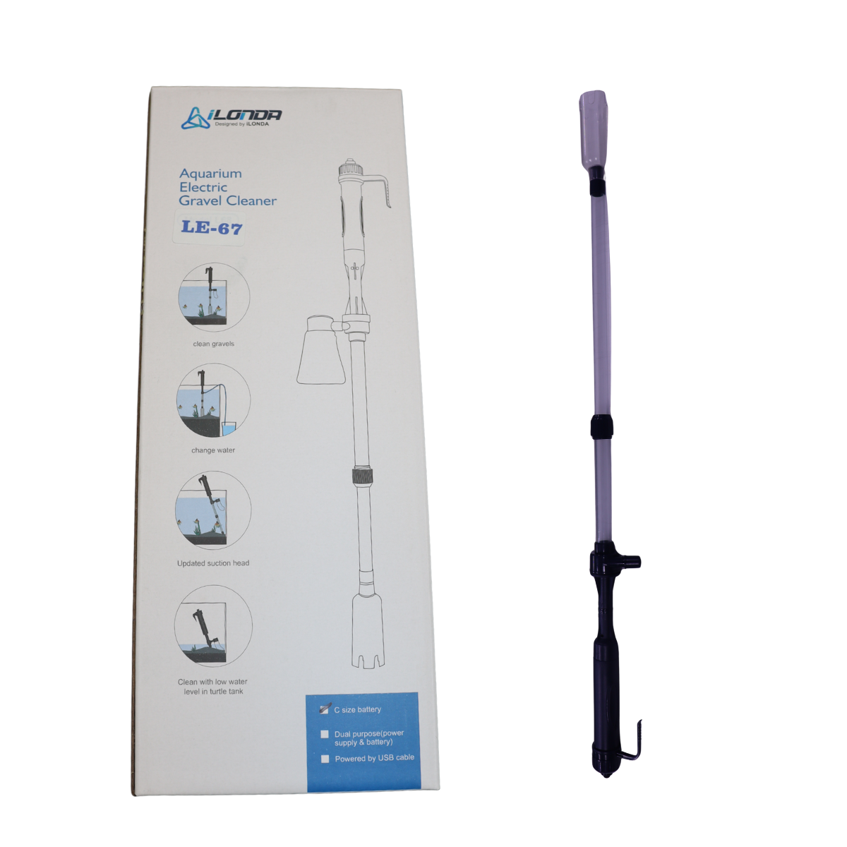 ILONDA SIFAO L67 A PILHA P/ ATE 60CM ALTURA
