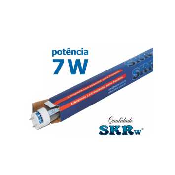 SKRw LAMPADA DE LED TUBOL.T8  7W 45CM AZUL