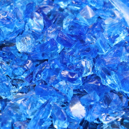 SKRw ENFEITE DE VIDRO F- 6-9  CEU AZUL 200G